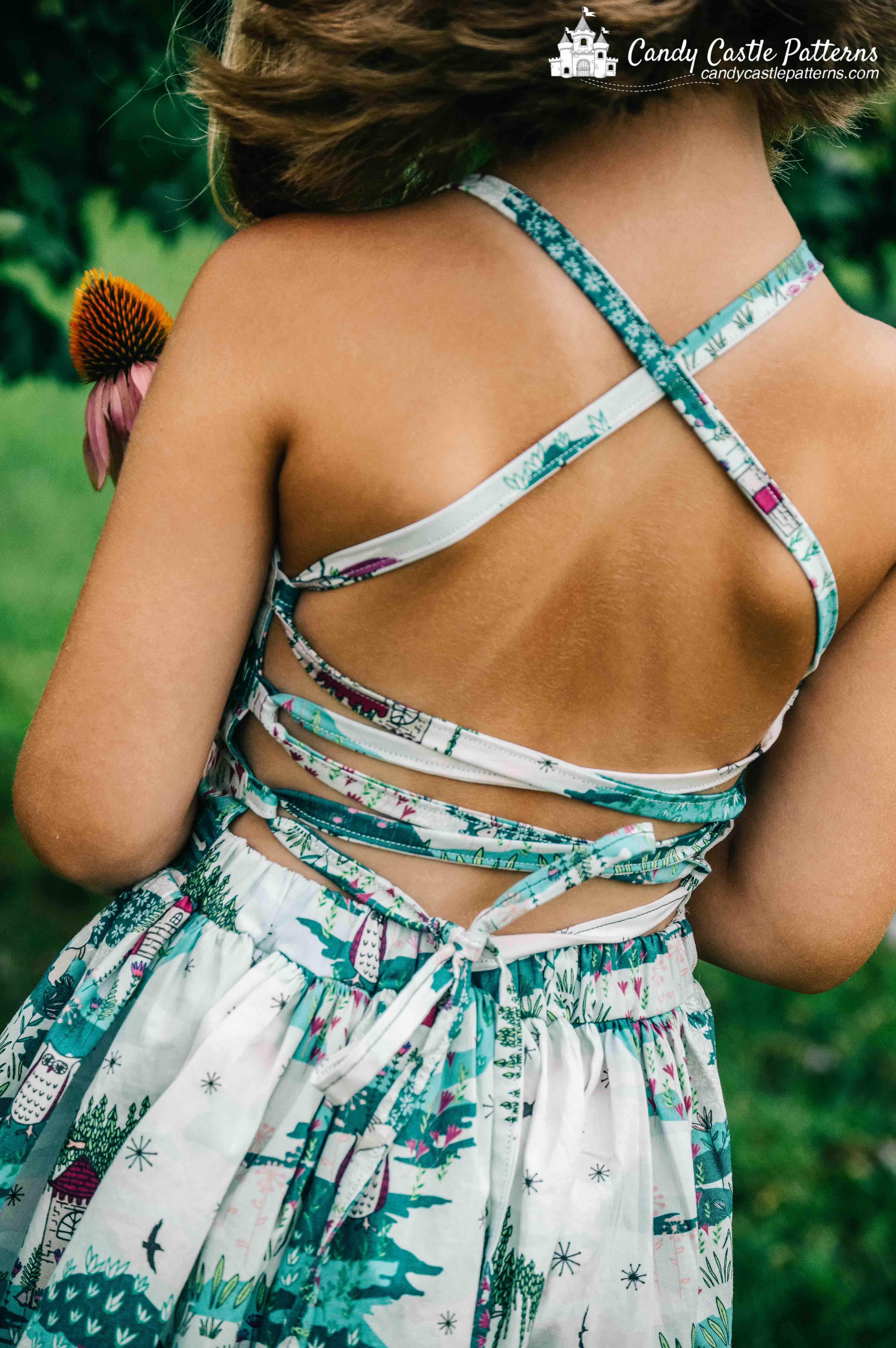 Lace up on sale back dress pattern